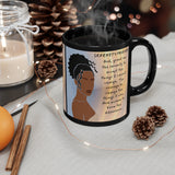 SERENITY PRAYER: 11oz Black Mug