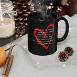 EPHESIANS 2:8 -11oz Black Mug