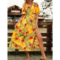 It's a "BEACH VIBE" Belted Dress