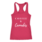 COFFEE & CANNABIS: WOMEN'S RACERBACK TANK - Zee Grace Tee