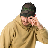 GIVE GRACE: Camouflage trucker hat