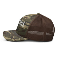 EXCELLENCE- BLACK WOMEN RISING: Camouflage trucker hat