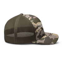 EXCELLENCE- BLACK WOMEN RISING: Camouflage trucker hat