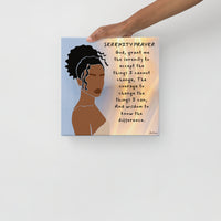 Serenity Prayer: Canvas Wall Art