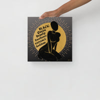 The Black Woman: Canvas Wall Art