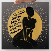 The Black Woman: Canvas Wall Art