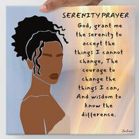 Serenity Prayer: Canvas Wall Art
