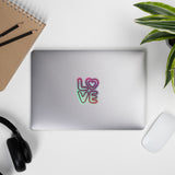 LOVE: Holographic stickers