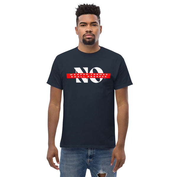 No Weapon Formed 1.1: Men's classic tee