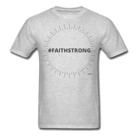 #FAITHSTRONG: UNISEX T-Shirt - heather gray