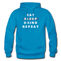 AN ENTREPRENEURS LIFE: Gildan Heavy Blend Adult Hoodie - turquoise