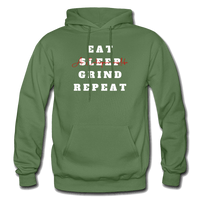AN ENTREPRENEURS LIFE: Gildan Heavy Blend Adult Hoodie - military green