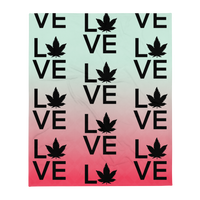 Love Weed: Throw Blanket