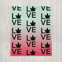 Love Weed: Throw Blanket