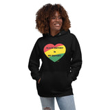 BLACK HISTORY IS MY HISTORY (HEART): Unisex Hoodie