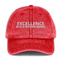 EXCELLENCE- BLACK WOMEN RISING: Vintage Cotton Twill Cap