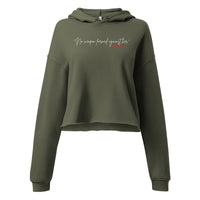 NO WEAPON 24 :Crop Hoodie