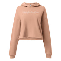 GOD STRENGTHENS: Crop Hoodie