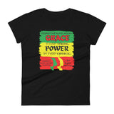 BLACK HISTORY MONTH / GRACE & POWER: Women's short sleeve t-shirt