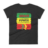 BLACK HISTORY MONTH / GRACE & POWER: Women's short sleeve t-shirt