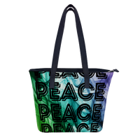 PEACE: Leather Ladies Handbag - Zee Grace Tee