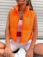 Zip-Up Puffer Vest