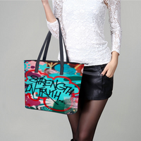 STRENGTH IN TRUTH: Artificial Leather Handbag