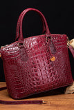 PU Leather CROC Handbag