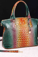 Gradient PU Leather CROC Handbag