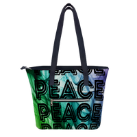 PEACE: Leather Ladies Handbag - Zee Grace Tee