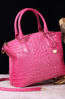 PU Leather CROC Handbag