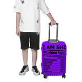 I AM SHE:  Anti- Scratch Luggage Cover