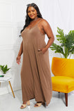 Beach Vibes Cami Maxi Dress in Mocha