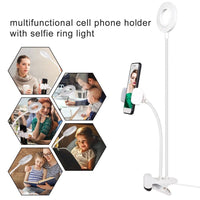 Portable Photo Studio Selfie LED Ring Light with Cell Phone Holder