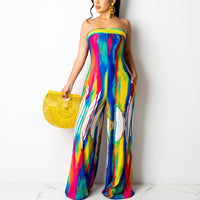 Abstract Printed Jumpsuit