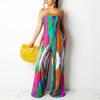 Abstract Printed Jumpsuit