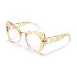 Various Design Print Cat Eye Optical Glasses