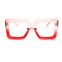 Trendy Oversized Square Eyeglasses UV400