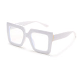 Trendy Oversized Square Eyeglasses UV400