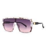 RETRO FASHION Oversized Square Gradient SUNGLASSES UV400