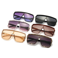 RETRO FASHION Oversized Square Gradient SUNGLASSES UV400