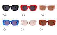 Chunky RETRO THICK FRAME Square Oversized Sunglasses
