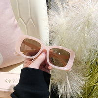 Chunky RETRO THICK FRAME Square Oversized Sunglasses