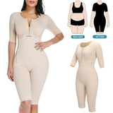 Seamless Full Body Bodysuit with Arm Slimming Shapewear