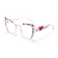 Various Design Print Cat Eye Optical Glasses