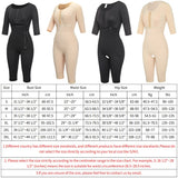 Seamless Full Body Bodysuit with Arm Slimming Shapewear