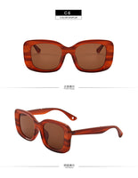 Chunky RETRO THICK FRAME Square Oversized Sunglasses