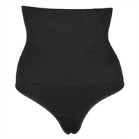 Seamless High Waist Tummy Control Thong Panties Shapewear