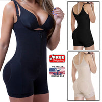 Latex Full Body Underbust Slimming Jumpsuit