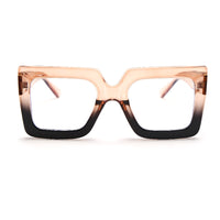 Trendy Oversized Square Eyeglasses UV400